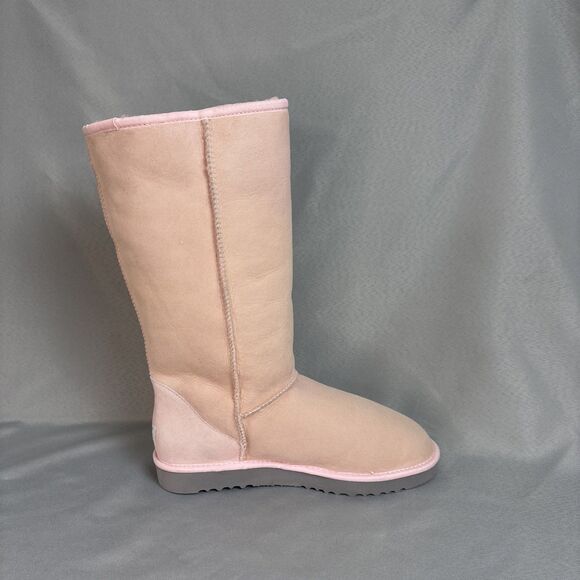 New UGG Classic Tall Sz 10 Baby Pink Collectors Grey Sole Retired EXTREMELY RARE - Picture 7 of 16